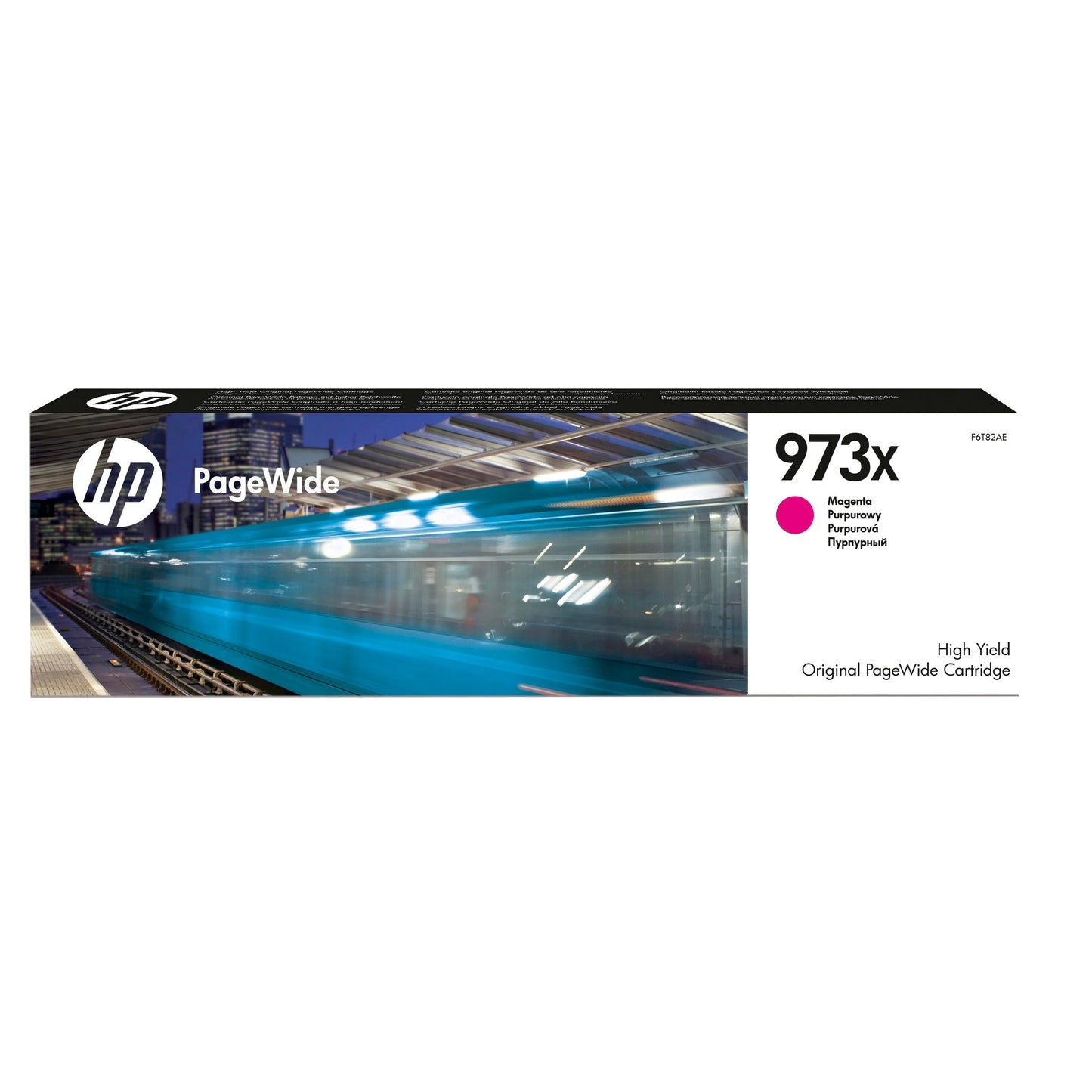 HP 973X original high yield magenta PageWide cartridge F6T82AE HP