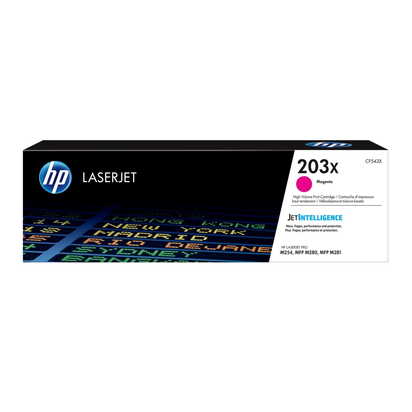 Cartucho de toner magenta HP 203X Original para LaserJet HP