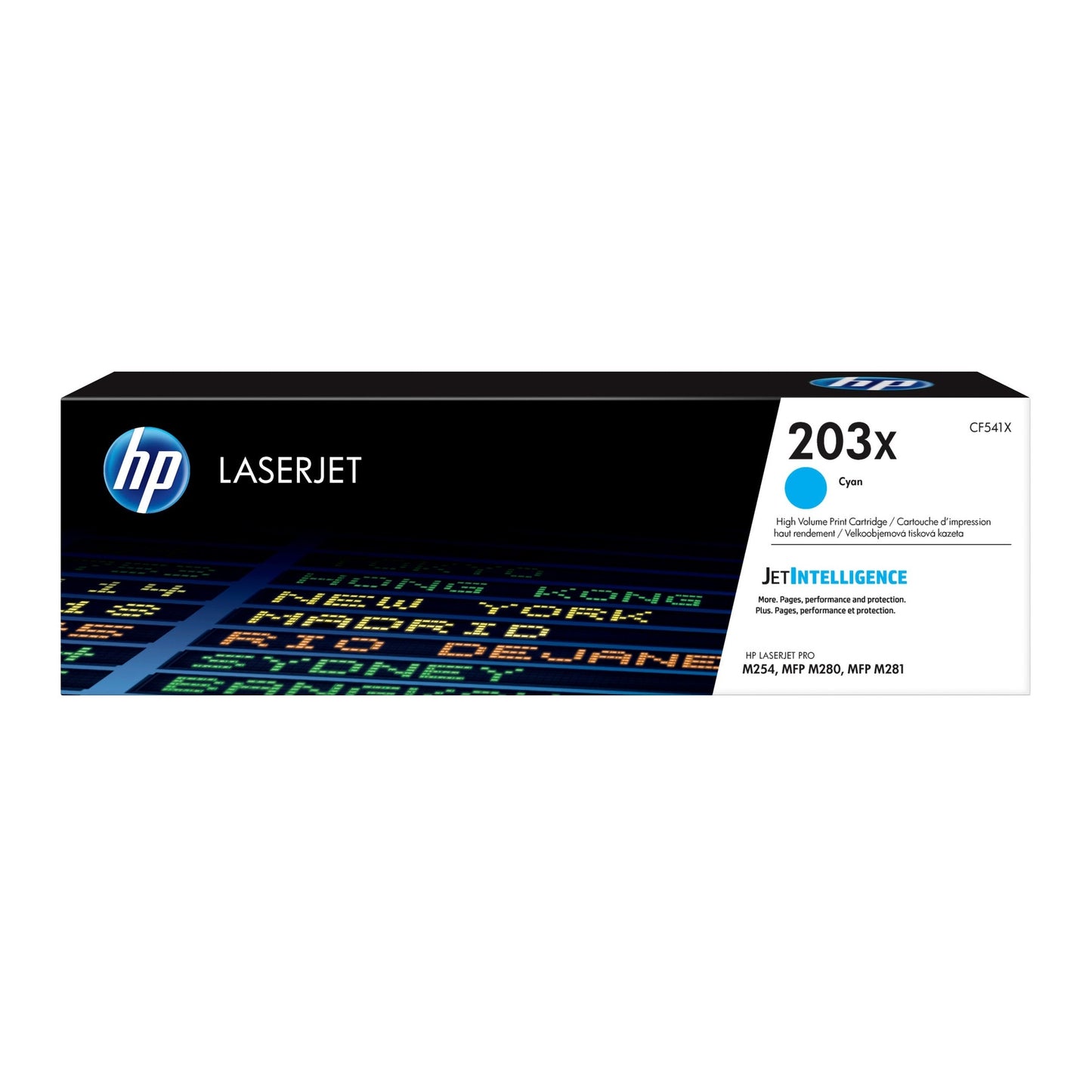 Cartucho de Toner Original HP 203X Cyan para LaserJet HP