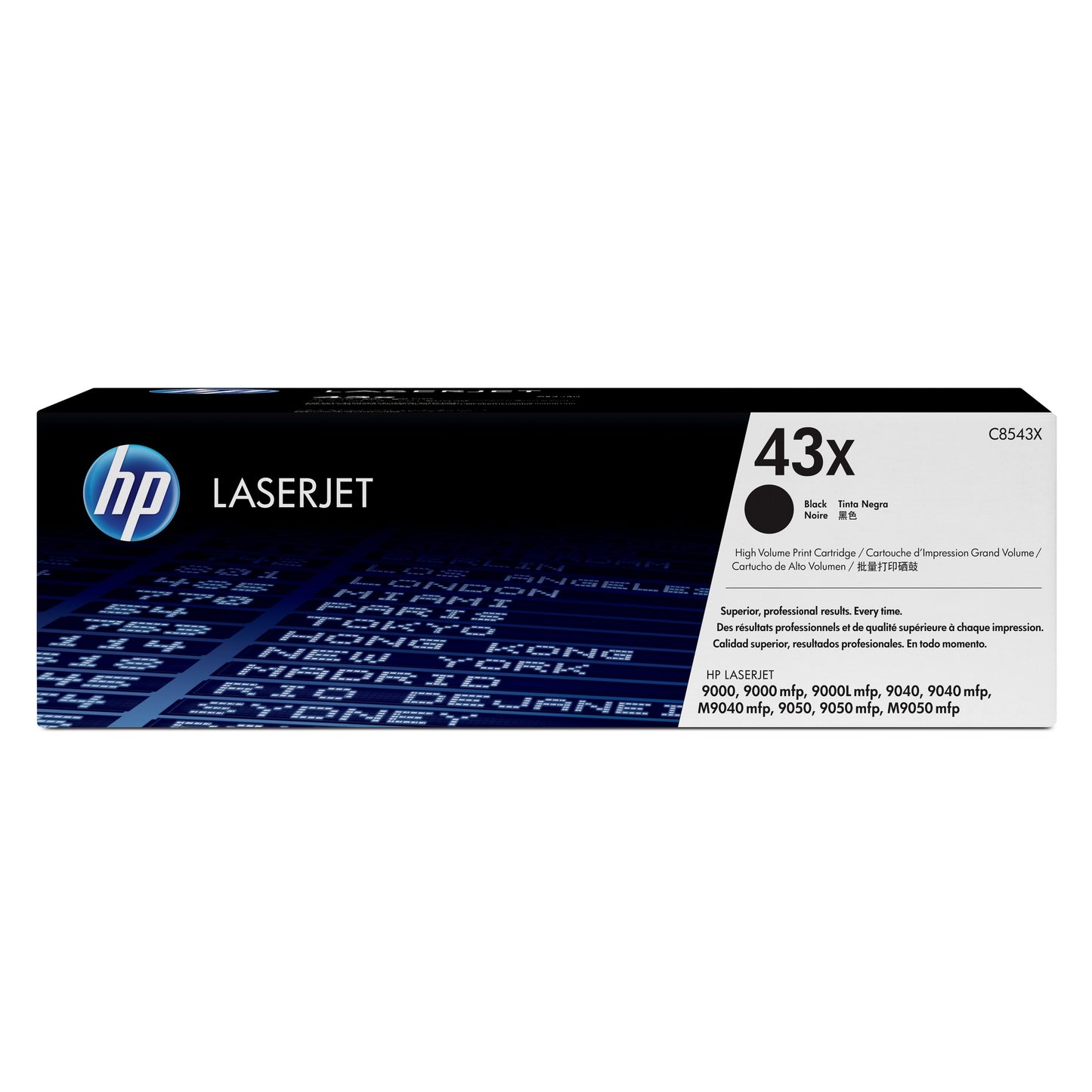 Toner HP 43X Original LaserJet Preto — Alta Capacidade 30.000 páginas HP