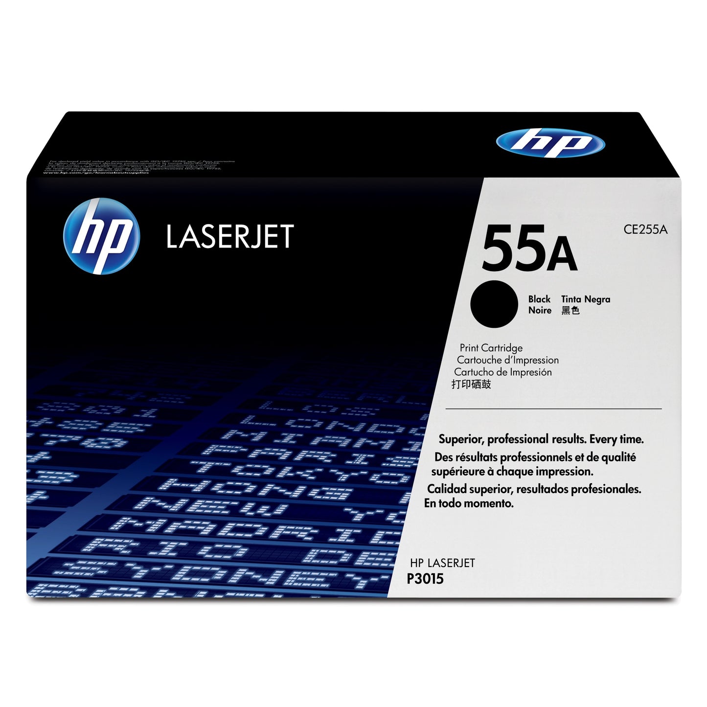 HP 55A original LaserJet Toner cartridge CE255A black standard capacity 6.000 pages 1-pack HP