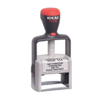 Carimbo 57x34mm Autotintavel Ideal Mod 7600