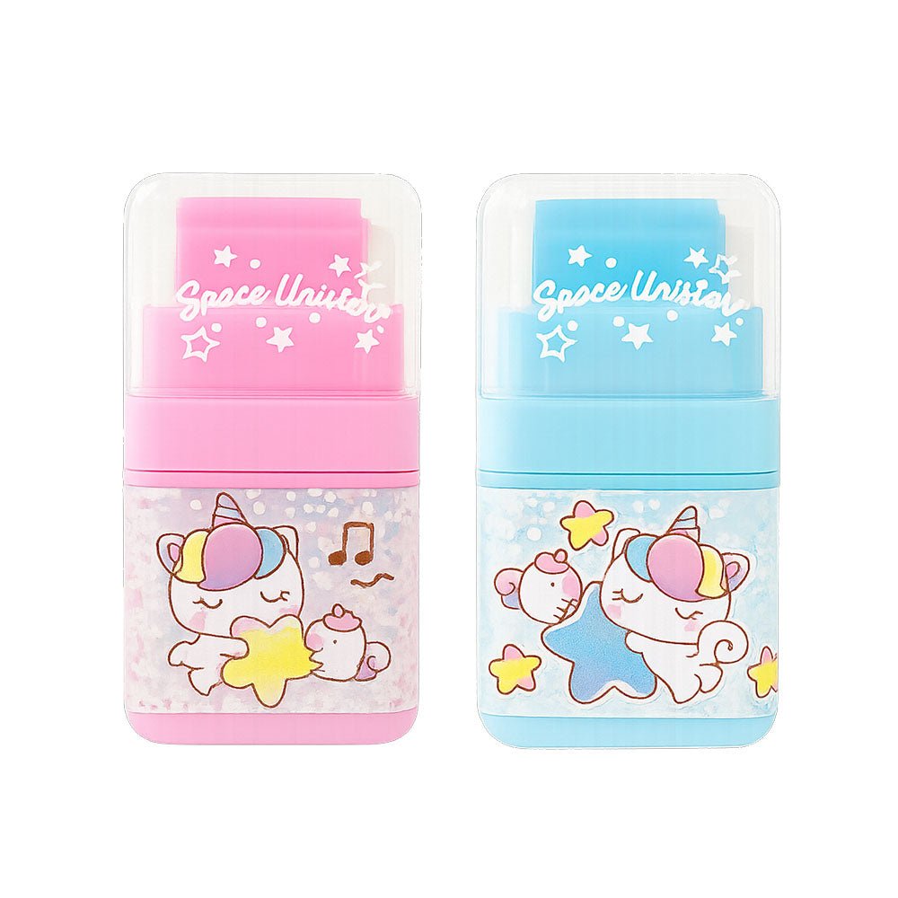 Borracha com rolo anti-poeira Unicorns da IiGen, unidade, com design colorido e funcional para apagar com facilidade.
