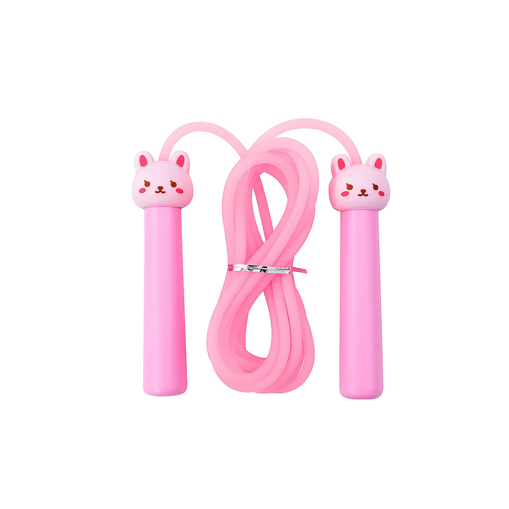 Corda de pular Lazy Stars Rabbit IiGen, 165x126x40mm, para exercícios e fitness, com detalhes coloridos e cabo confortável