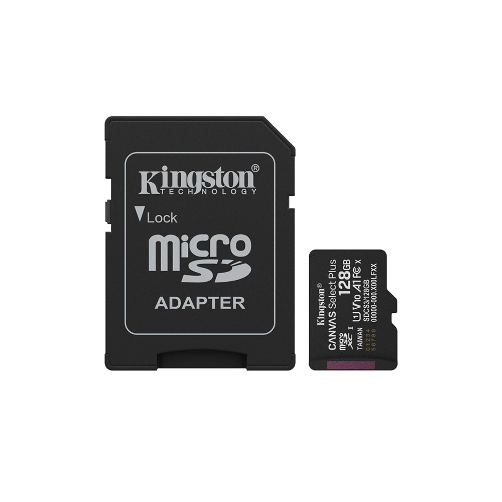 Cartão microSDXC 128GB Kingston Canvas Select Plus - Alta Velocidade - Bluepixel Equipamentos e Serviços Informáticos Lda