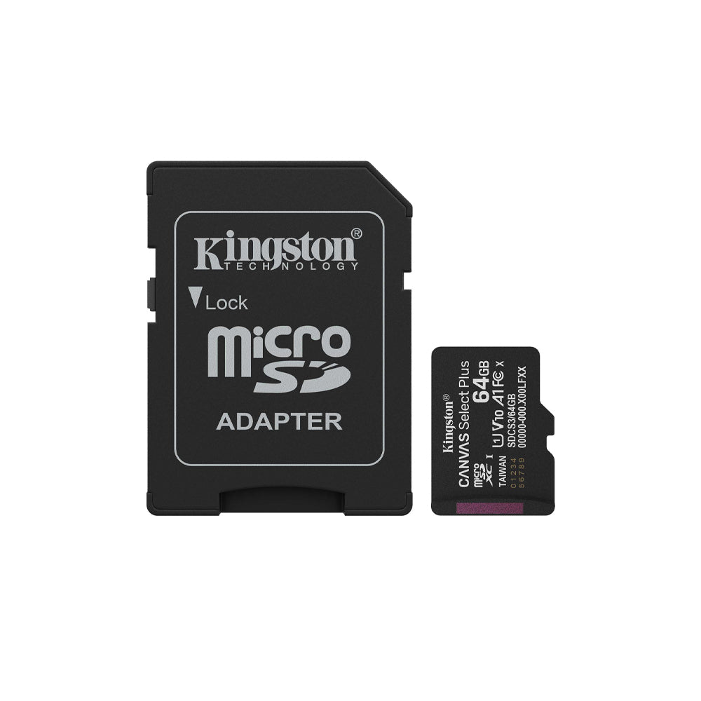 Cartão MicroSDXC 64GB Kingston Canvas Select Plus - Alta Performance - Bluepixel Equipamentos e Serviços Informáticos Lda