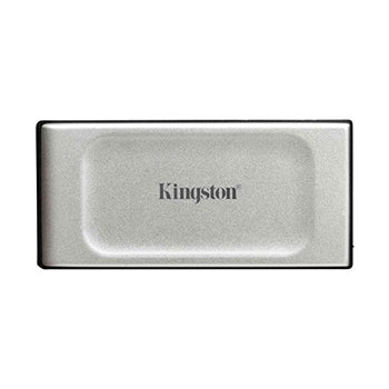Disco externo SSD Kingston XS2000 de 1TB com conexão USB-C, portátil, rápido e ideal para armazenamento de dados.