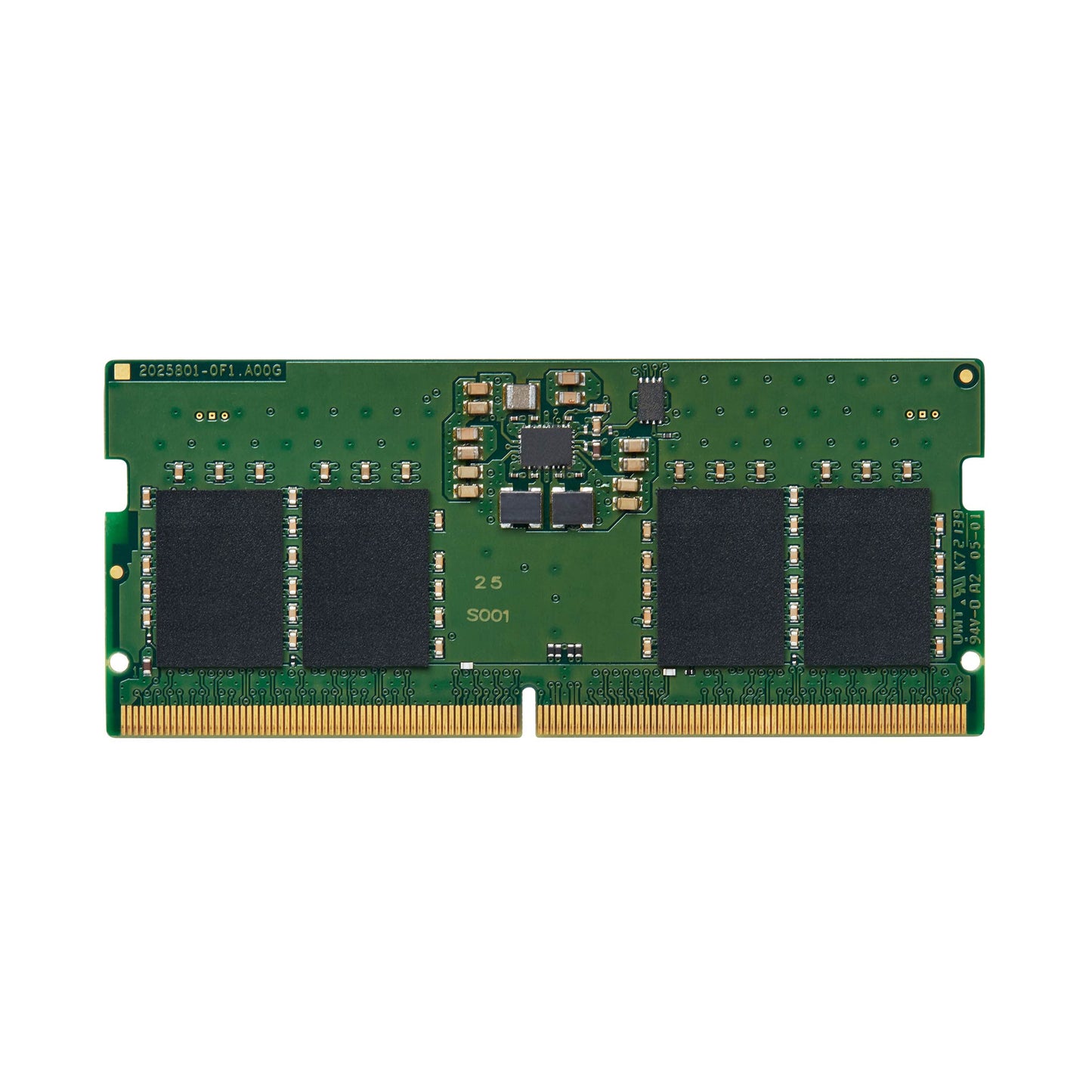 Memória Kingston DDR5 8GB 5600MT/s Non-ECC CL46 para PC, módulo de memória portátil com chip de alta performance.