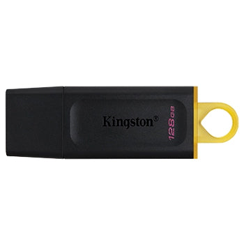 Pen drive Kingston DataTraveler Exodia USB-A 3.2 de 128GB na cor preta, compacto e portátil para armazenamento de dados