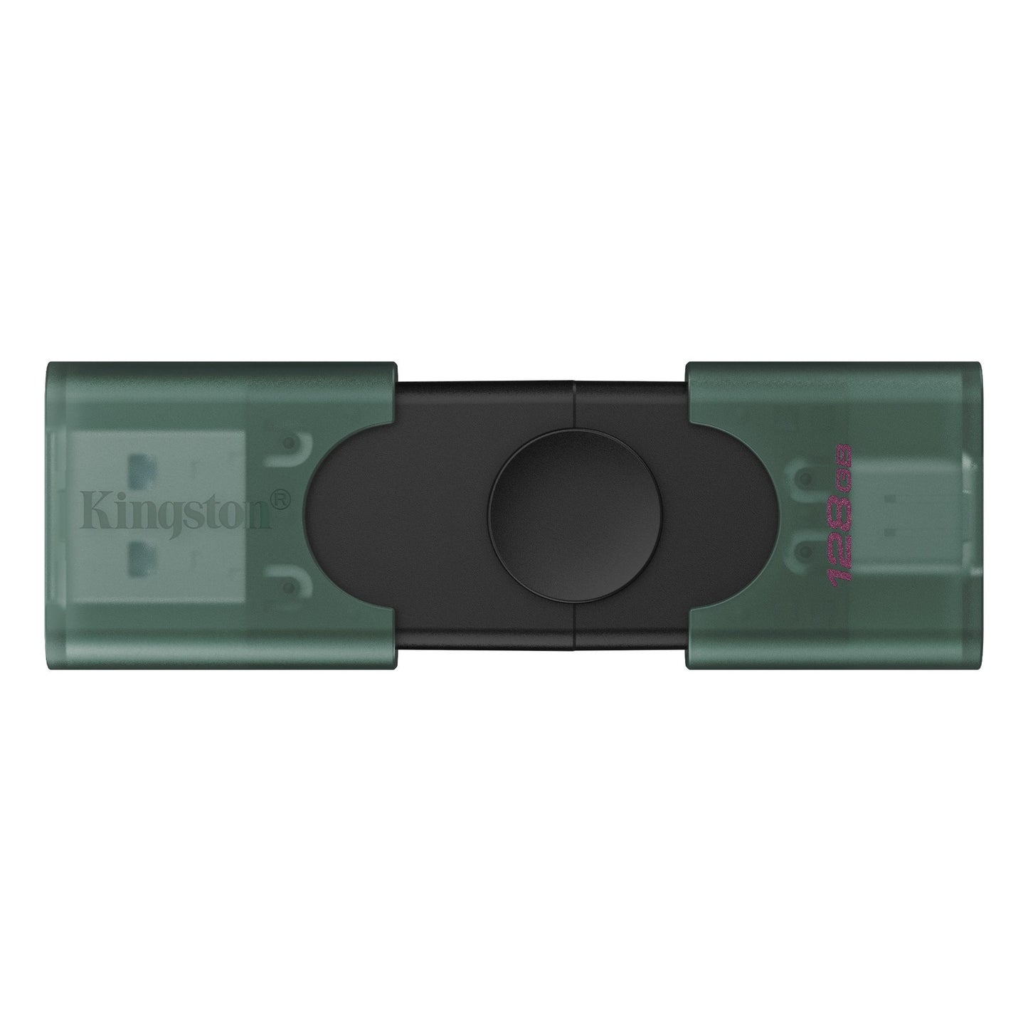Pendrive Kingston DataTraveler Duo G2 128GB USB-A e USB-C, alta velocidade, conexão USB 3.2 Gen 1, portátil e compacto