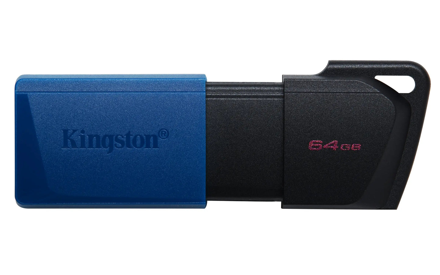Pendrive Kingston DataTraveler Exodia de 64GB, compacto e resistente, com design moderno e conexão rápida, ideal para armazenamento de dados.