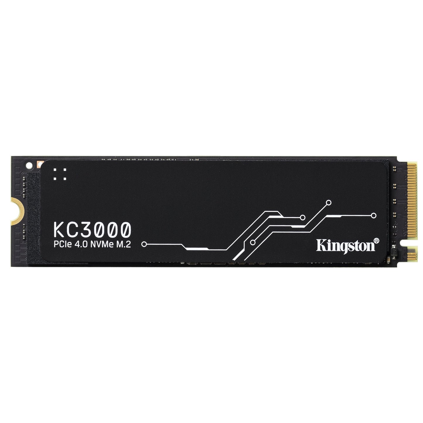 SSD Kingston KC3000 2TB NVMe PCIe 4.0 M.2 interno, alta performance, unidade de armazenamento de alta velocidade.
