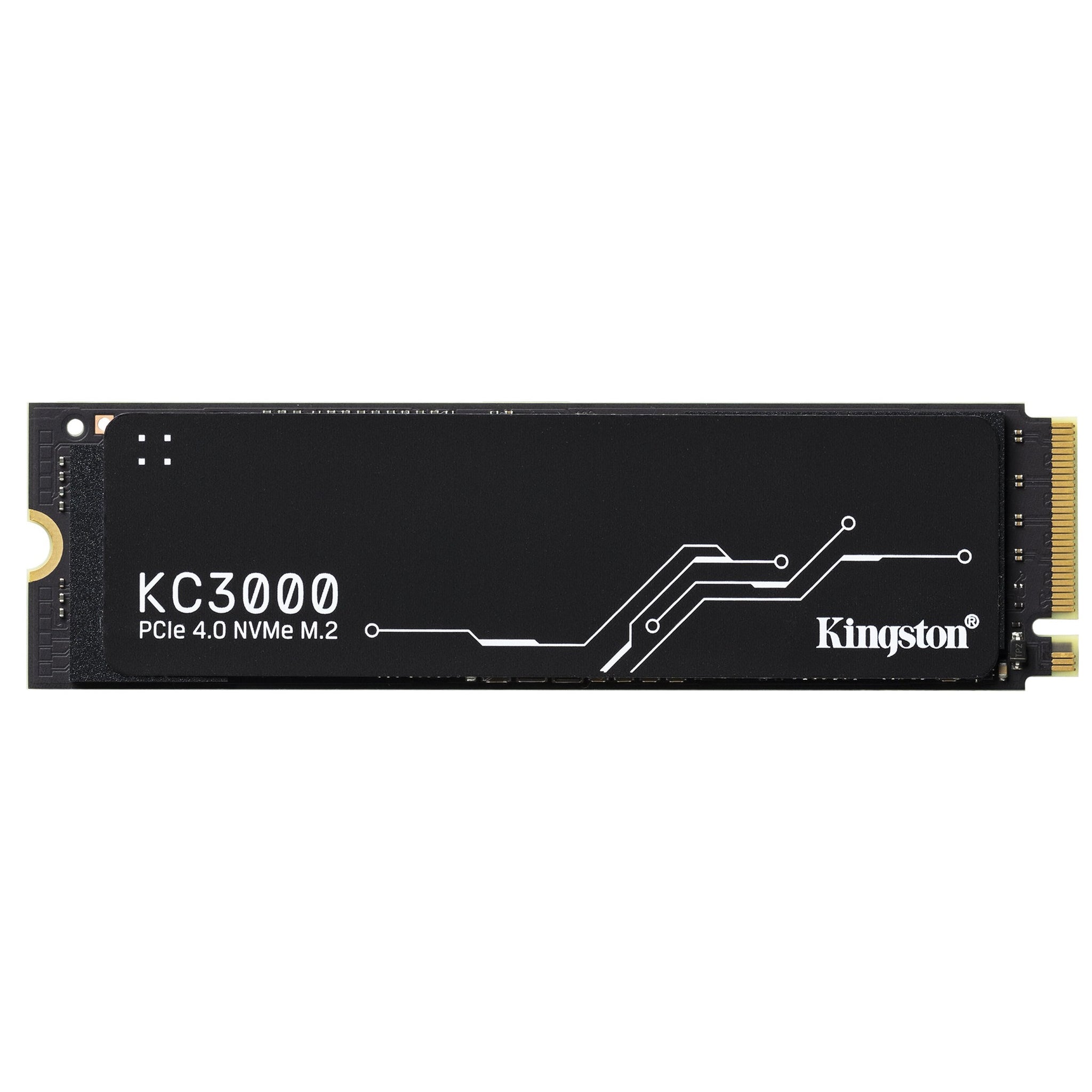SSD Kingston KC3000 2TB NVMe PCIe 4.0 M.2 interno, alta performance, unidade de armazenamento de alta velocidade.