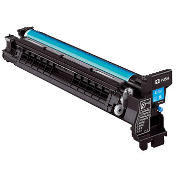 Tambor Konica Minolta Azul original A0DE0JH para 90.000 páginas, compatível com impressoras Konica Minolta.