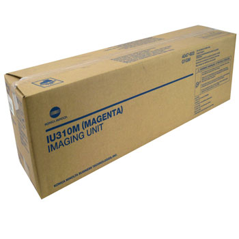 Tambor magenta Konica Minolta IU310M original para impressoras, capacidade de 50.000 páginas, produto de alta qualidade.