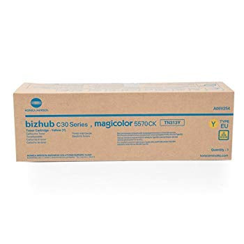 Toner Konica Minolta TN313Y Amarelo - Alta performance, 12.000 páginas - Bluepixel Equipamentos e Serviços Informáticos Lda