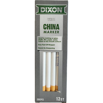 Bluepixel Equipamentos e Serviços Informáticos Lda | Lápis Dermatográfico Branco Dixon Marker - Caixa com 12 Unidades Lyra Lápis