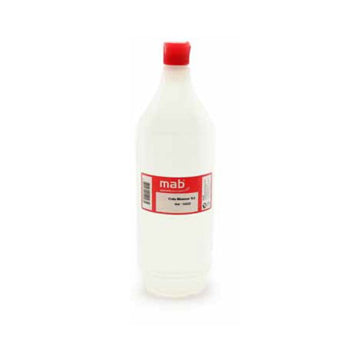 Cola líquida Mab 1000ml, forte e durável, em embalagem de recarga, ideal para colagem forte e resistente.