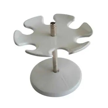 Porta carimbos Maul de 6 posições, organizador de mesa compacto para armazenamento de carimbos e acessórios de escritório.