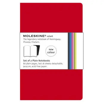 Bluepixel Equipamentos e Serviços Informáticos Lda | Volant de Bolso Pautado Moleskine Vermelho - 2 Unidades Moleskine Moleskine