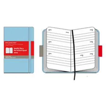 Bluepixel Equipamentos e Serviços Informáticos Lda | Volant de Endereços Moleskine Azul Claro — Agende com Estilo Moleskine Moleskine