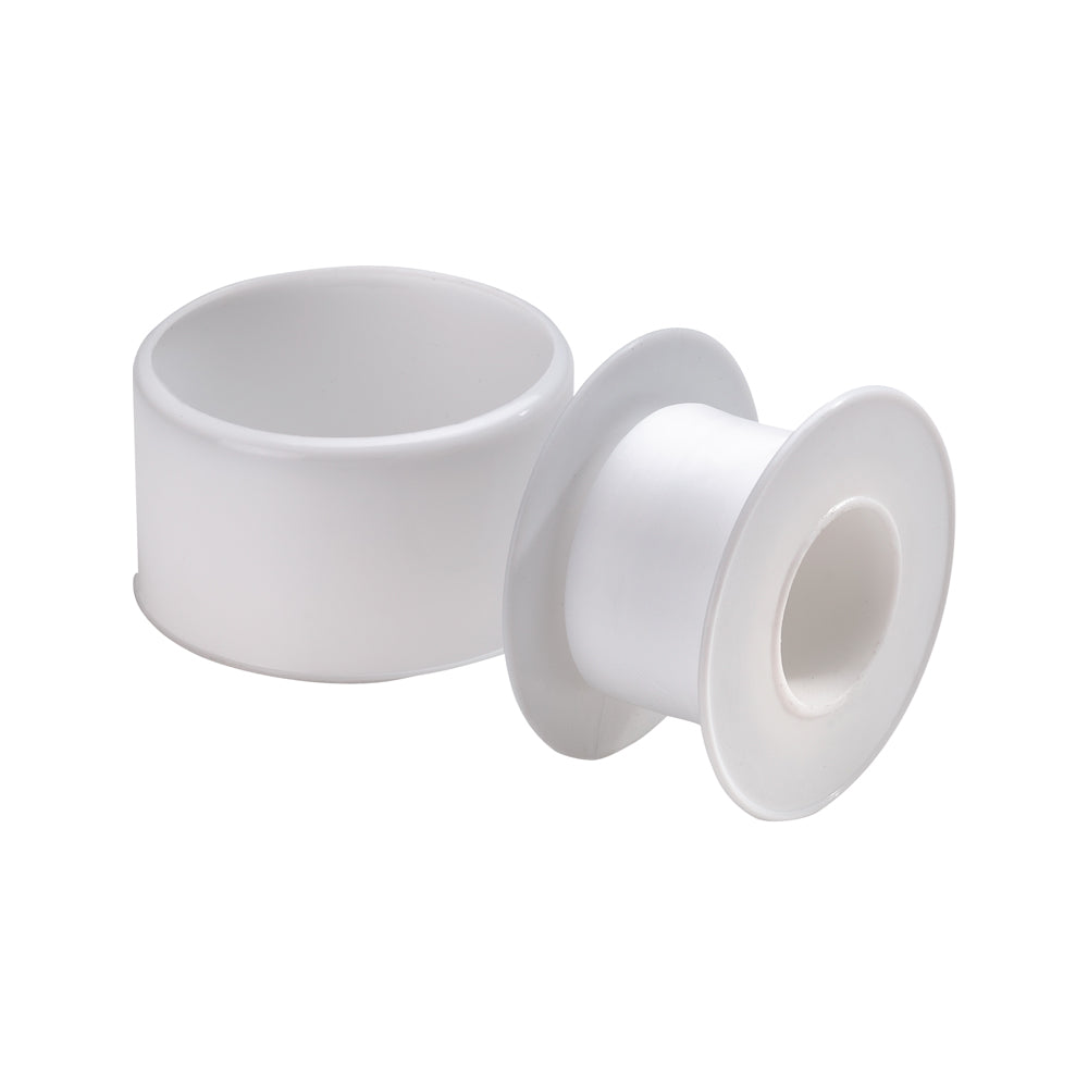 Fita de tecido Neri PTFE 12x10cm branca para vedação e reforço, produto reparador para aplicações diversas.