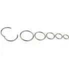 Bluepixel Equipamentos e Serviços Informáticos Lda | Argolas de Dobradiça Niqueladas 46mm Nº5 - Pack com 10 unidades Neutral Argolas