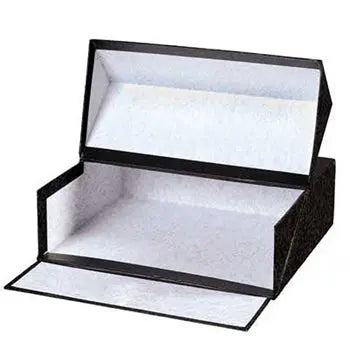 Caixa de arquivo francês marmoreada Neutral, 340x280x150mm, para organizar documentos e arquivos de escritório.