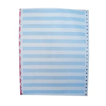 Papel Autocopiativo Continuo 240x12 12x9.5 4 Vias Azul