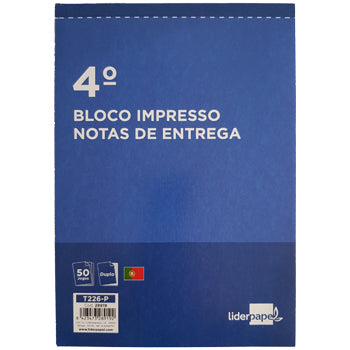 Bluepixel Equipamentos e Serviços Informáticos Lda | Bloco de Nota de Entrega com Duplicado - 2 Vias Neutral Blocos Pré-Impressos
