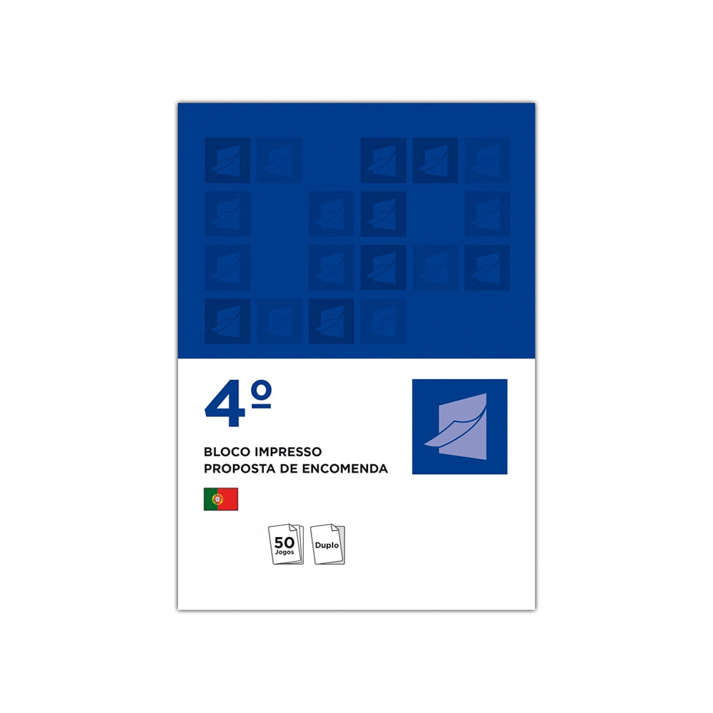 Bluepixel Equipamentos e Serviços Informáticos Lda | Blocos Impressos Proposta 155x215mm com Duplicado Neutral Blocos Pré-Impressos