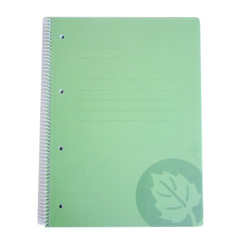 Caderno espiral A4 quadriculado da Neutral, capa plástica colorida, 1 unidade, ideal para anotações e estudos.