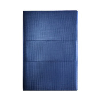 Capa A4 azul escuro da Neutral com bloco de notas 22x32cm, ideal para organização e escrita em papel.