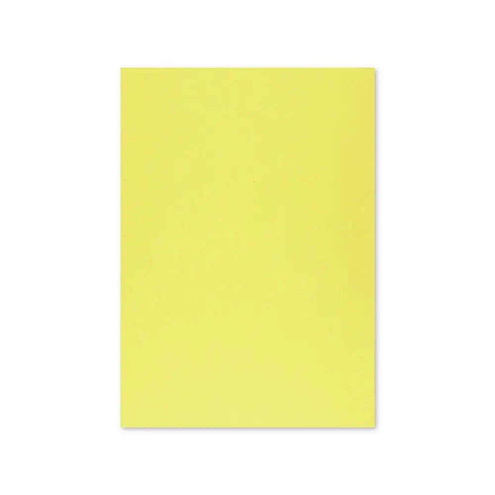 Cartolina A4 Amarelo Canário Neutral, 250g, 125 folhas de alta qualidade, ideal para artesanato e projetos criativos.