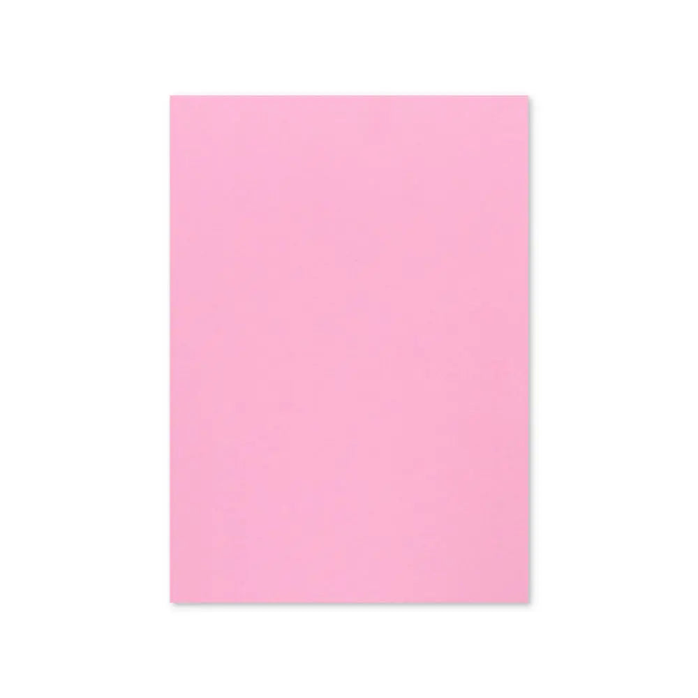 Cartolina A4 rosa da Neutral, 250g, 125 folhas, ideal para artes e projetos escolares, com superfície resistente e colorida.
