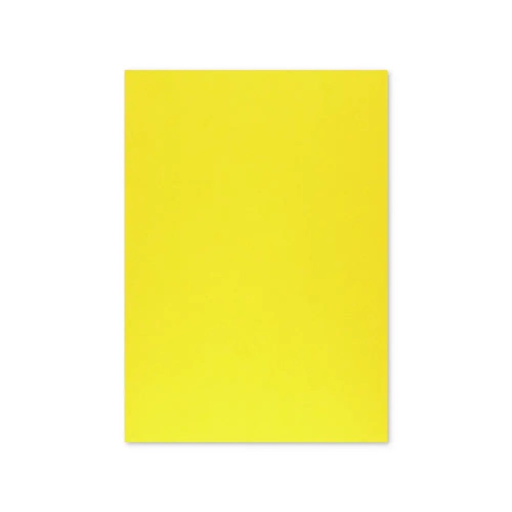 Cartolina amarela A4 girassol da Neutral, 125 folhas de 250g, ideal para artesanato e projetos criativos.