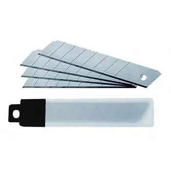 Recargas de lâminas X-Acto 09mm, pacote com 10 lâminas de precisão para ferramentas de corte.