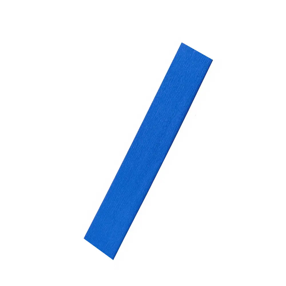 Papel crepe azul da marca Neutral, rolo de 50x250cm para decoração e artes, visualizado em uma imagem.