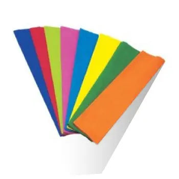 Papel crepe branco da marca Neutral, rolo de 50x250cm, ideal para decoração e artesanato.
