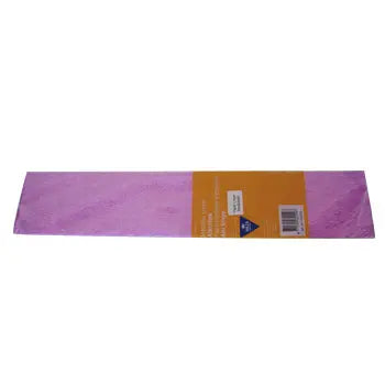 Papel crepe rosa metalizado da Neutral, tamanho 50x150cm, em rolo para decoração e projetos criativos.