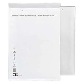 Envelope almofadado branco de 300x445mm da Neutral, proteção postal para envio seguro de itens delicados.