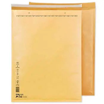 Envelope almofadado Kraft 350x470mm N°7 da Neutral, pacote com 10 unidades, resistente e ideal para envios seguros.