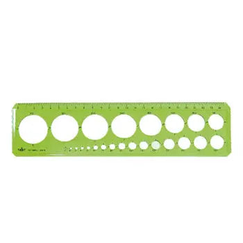 Escantilhão de círculos Neutral, medição precisa de 1 a 35mm, ferramenta de escantilhão para medições exatas.