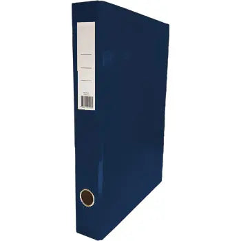 Pasta arquivo azul Neutral com 2 argolas, tamanho 320x290mm, para organização de documentos.
