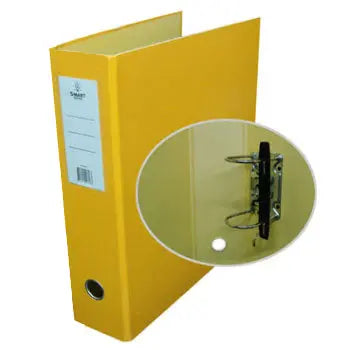 Pasta de arquivo amarela Neutral, 310x290x80mm, para organização de documentos, com aba para fácil acesso e armazenamento.