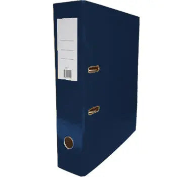 Pasta de arquivo azul Neutral L/L com rado, medidas 320x290x80mm, para organização e proteção de documentos.