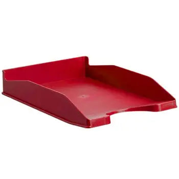 Tabuleiro opaco vermelho da Neutral para secretária, ideal para organizar espaço de trabalho de forma prática e moderna.