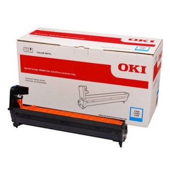 Tambor azul original Oki 46484107 para impressora, capacidade para 30.000 páginas, compatível com impressoras Oki.