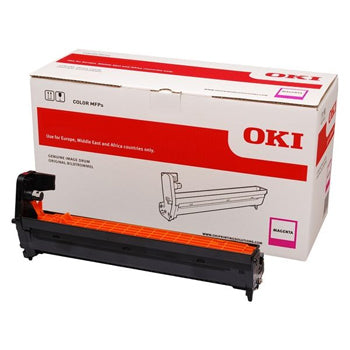 Tambor Magenta Oki 46484106 original, para impressoras, com capacidade para 30.000 páginas, alta qualidade de impressão.