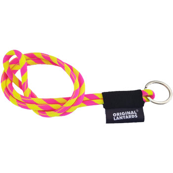 Bluepixel Equipamentos e Serviços Informáticos Lda | Fita Multiuso para Pescoço Tube Amarelo/Rosa – 8x47cm Original Lanyards Fitas